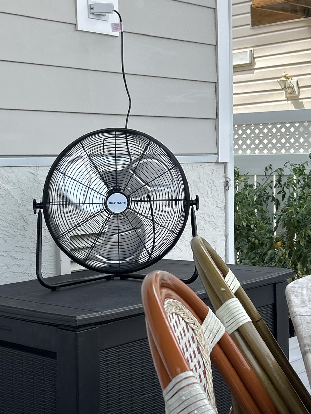 BILT HARD 20 inch Industrial Wall Fan, 4600 CFM, 3-Speeds High Velocity Wall Mount Fan with Sealed Motor, 2 Pack customer photo 1