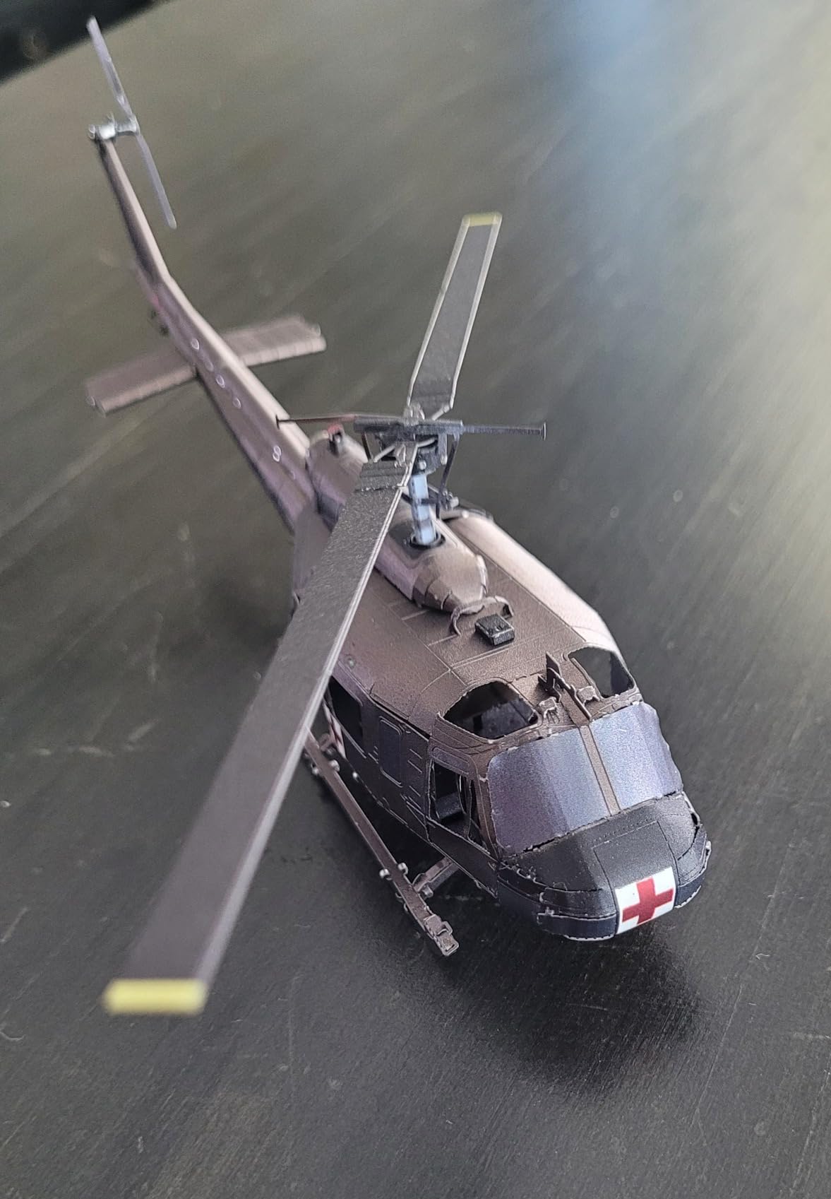 Metal Earth UH-1 Huey Helicopter Color 3D Metal Model Kit Fascinations customer photo 2