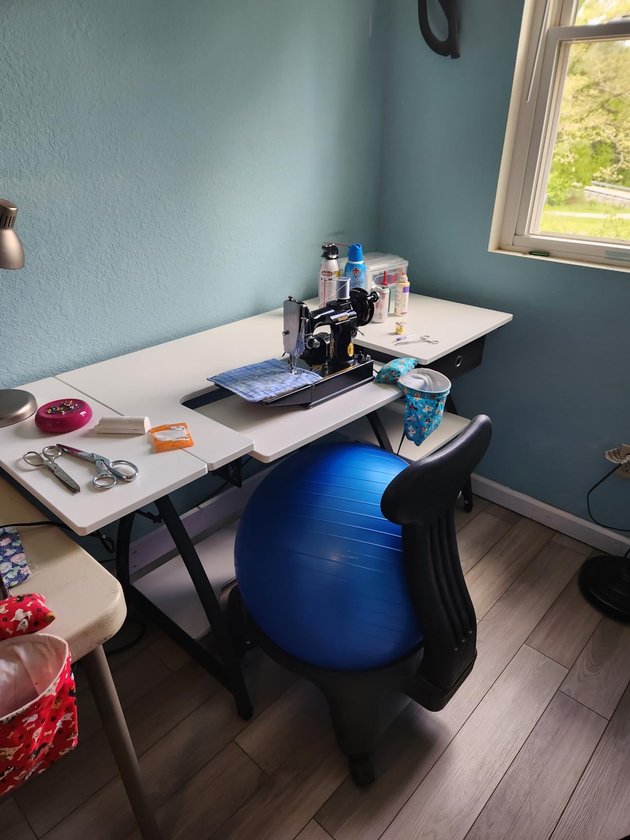 Sew Ready Comet Plus Craft Sewing Table, 56.75 x 23.5