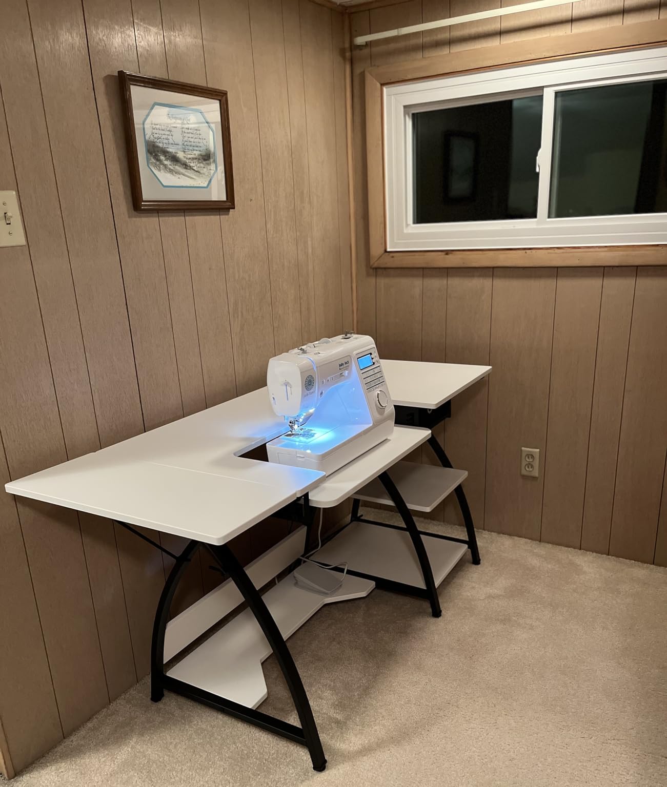 Sew Ready Comet Plus Craft Sewing Table, 56.75 x 23.5