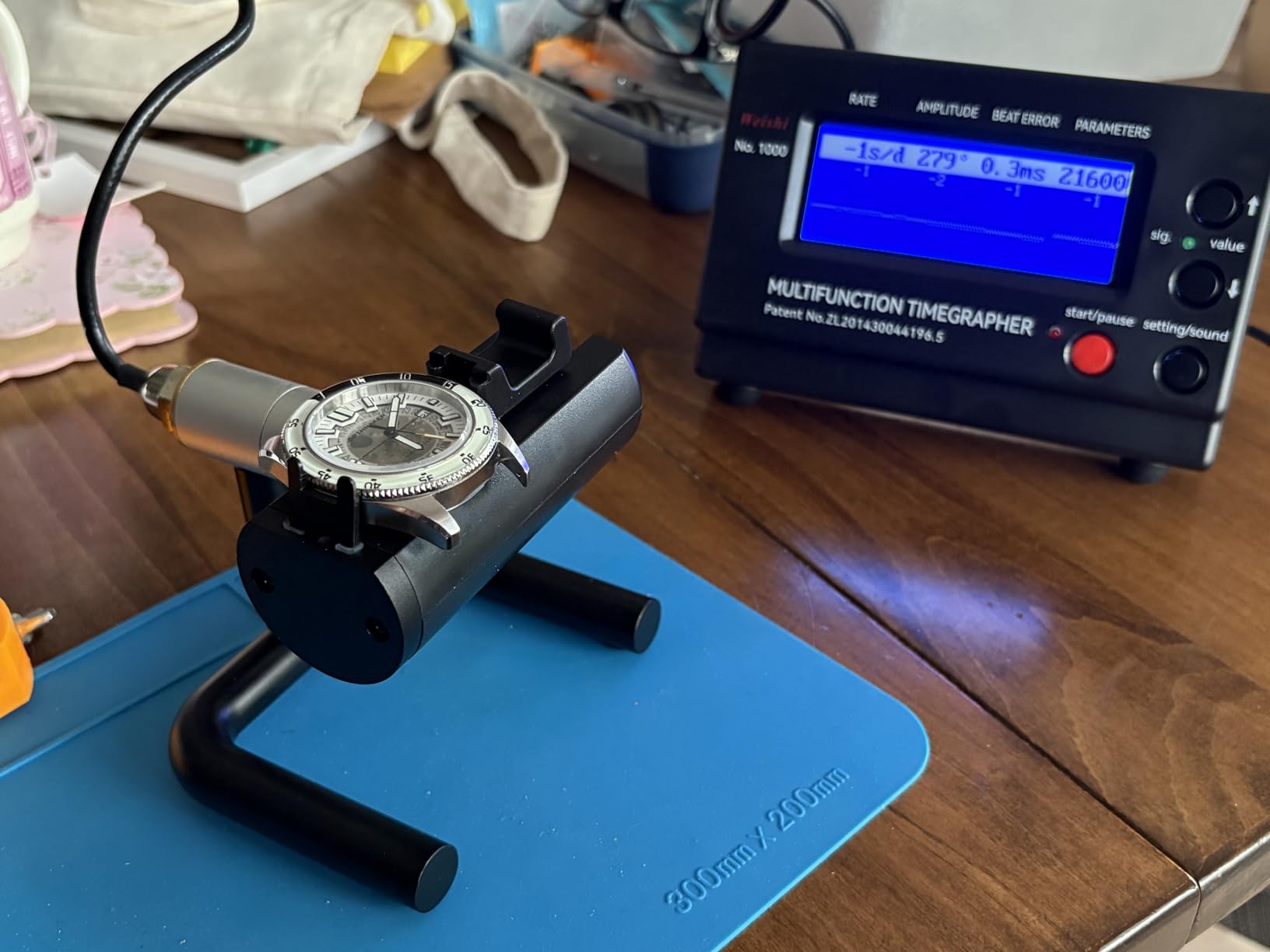 Watch Tester Timegrapher No.1000, Watch Timing Machine Calabration for Mechanical Watches customer photo 2
