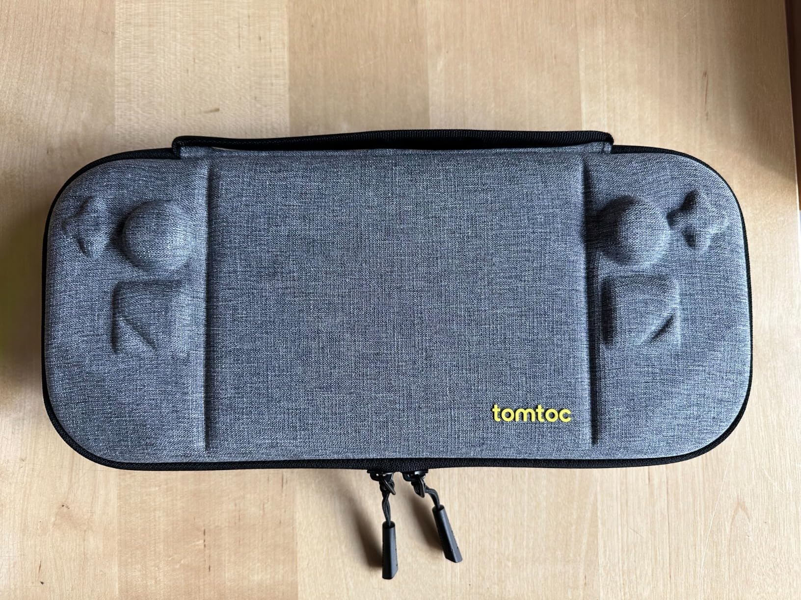 tomtoc Slim Carrying Case for Steam Deck/OLED, Protective Travel Bag | Portable Hard Shell Cover for Steam Deck & Accessories, Lightweight Odorless Felt Storage Bag customer photo 1