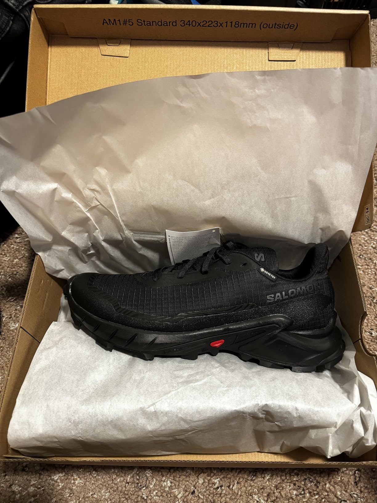 Salomon Men's Alphacross 5 Gore-TEX Trail Running Shoes customer photo 2