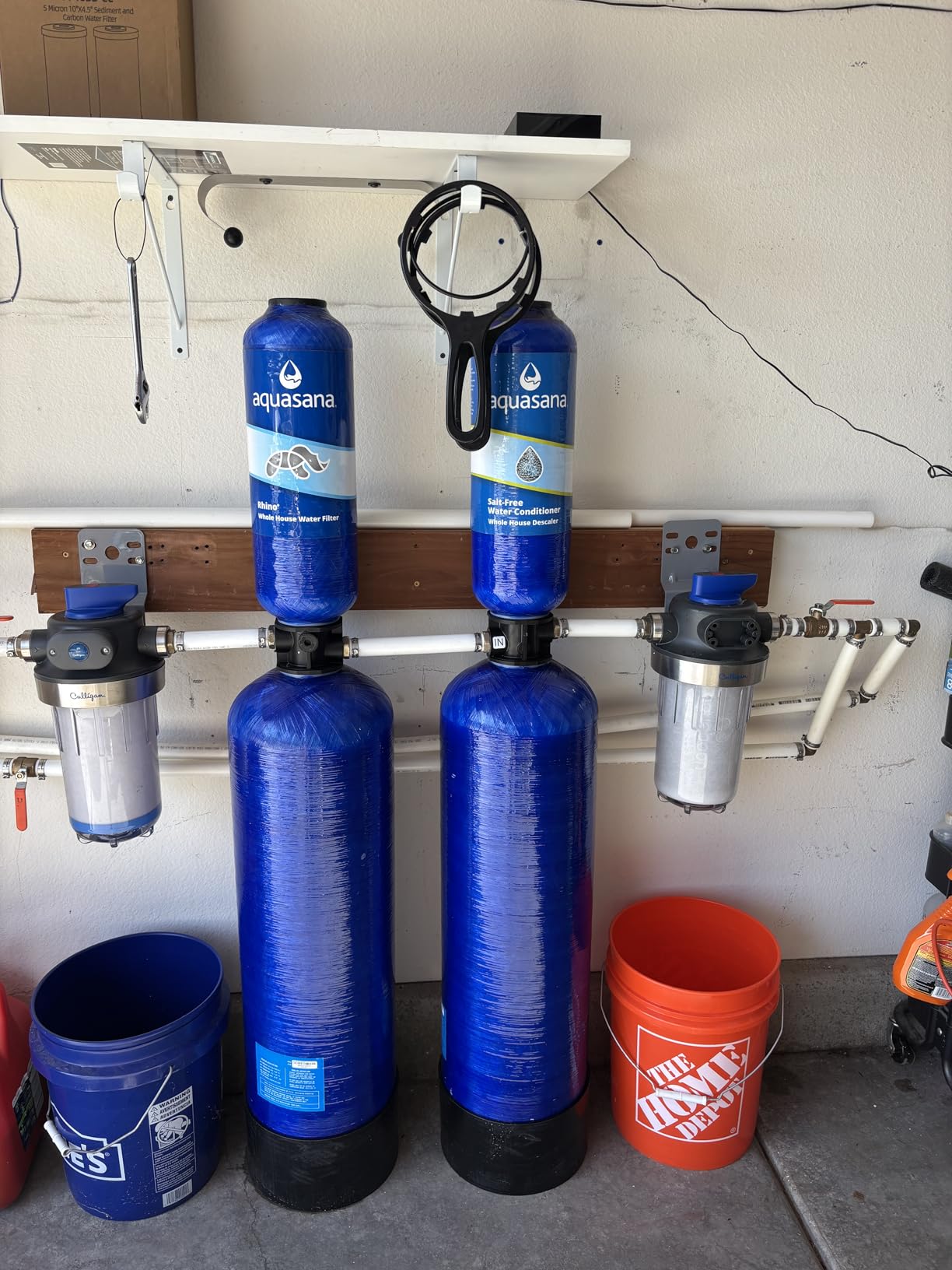 Aquasana Max Flow Whole House Water Filter | Carbon & KDF | WH-1010-CT-LM customer photo 1