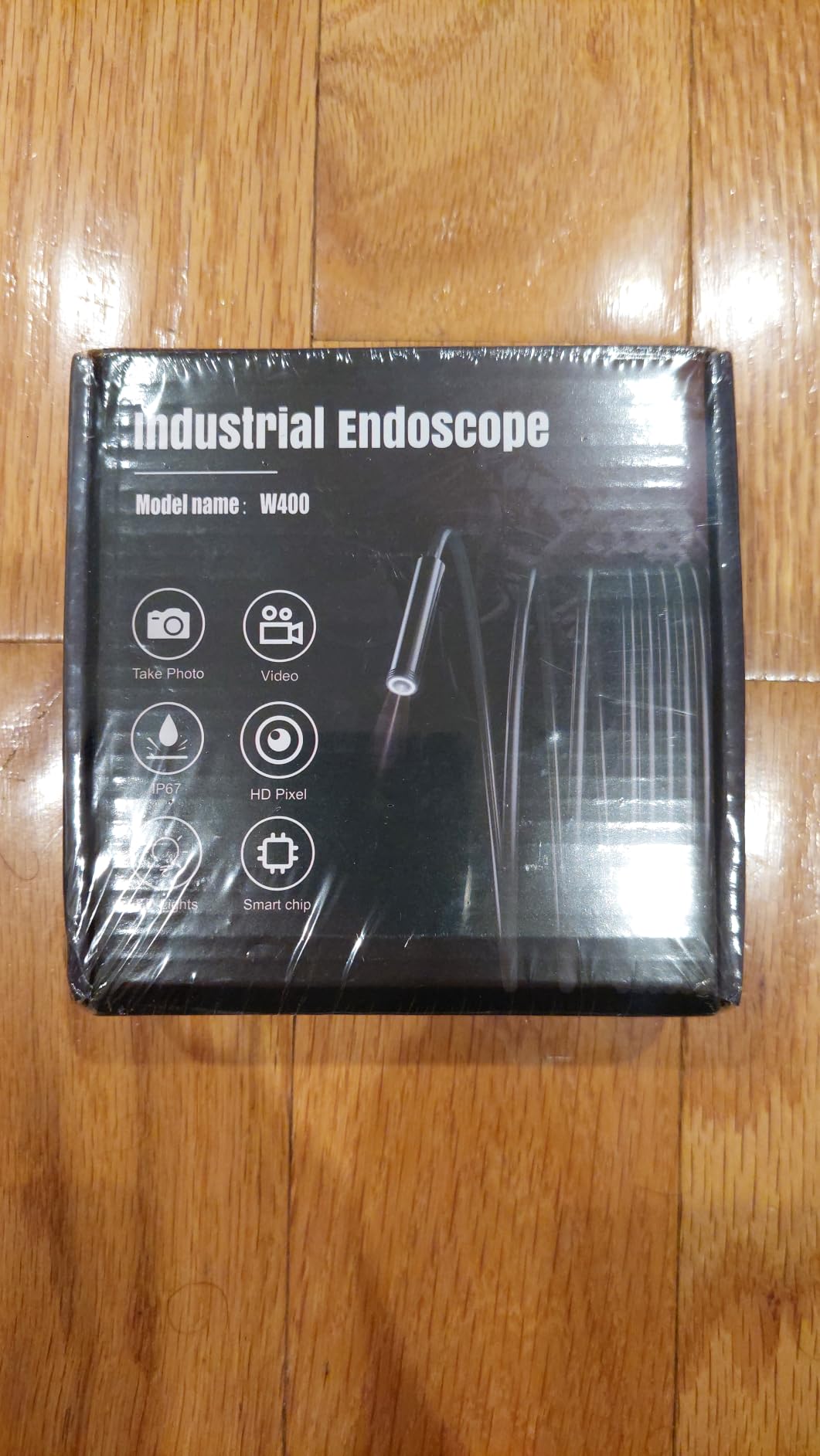 Endoscope Camera with Light, 1920P HD Borescope Tools with 8 Adjustable LED Lights, Endoscope with Semi-Rigid Snake Camera, Inspection Borescope for iOS and Android-16.4ft Single Lens customer photo 2