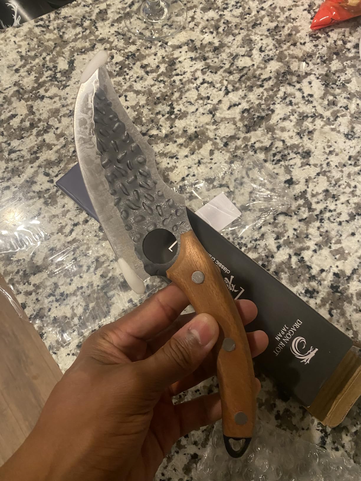 DRAGON RIOT 12-Piece Butcher Knife Set | Roll Bag, For Meat Processing, Brisket Trimming and BBQ Prep customer photo 1