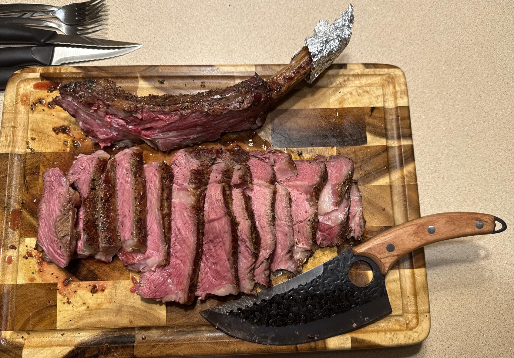 DRAGON RIOT 12-Piece Butcher Knife Set | Roll Bag, For Meat Processing, Brisket Trimming and BBQ Prep customer photo 2