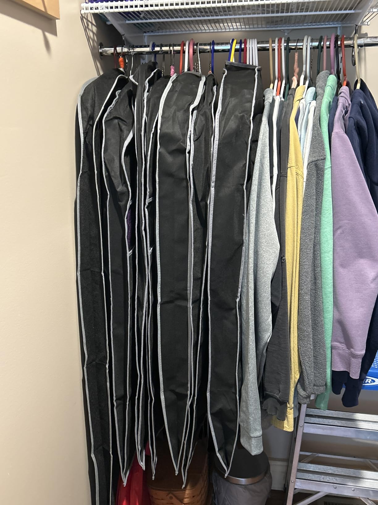 BALEINE 1PK Garment Bags for Hanging Clothes, 43
