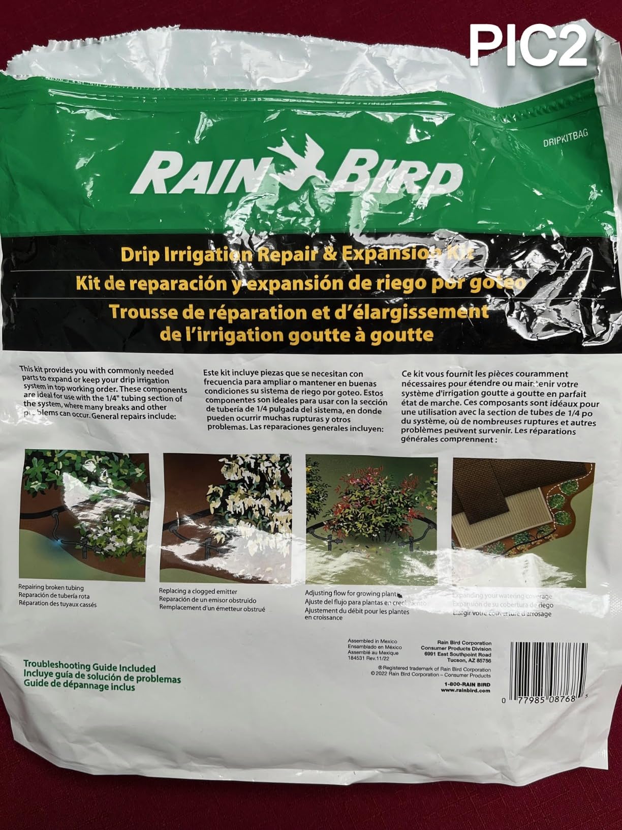 Rain Bird DRIPKITBAG Drip Irrigation Repair and Expansion Kit customer photo 1