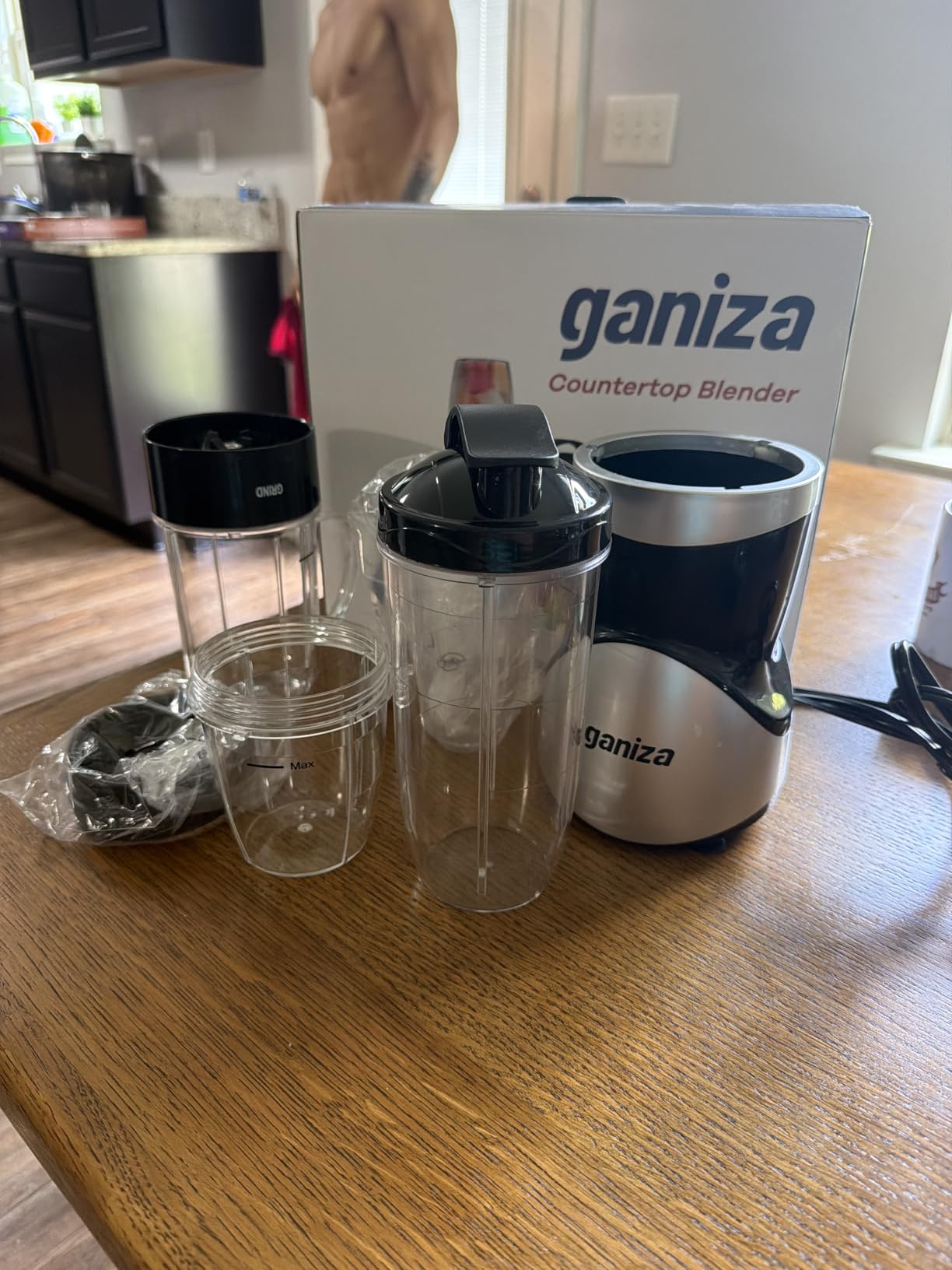 Ganiza Smoothie Blender, 900W Blenders Shakes and Smoothies, 15-Piece Personal Blender and Grinder Combo customer photo 1