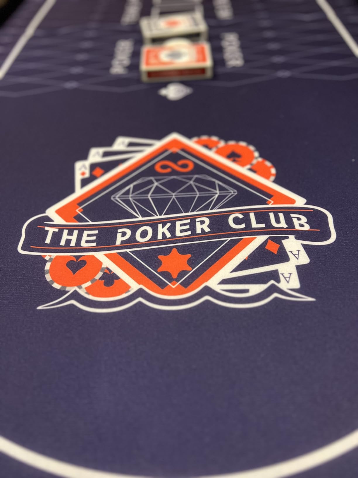 RAYKEEP Poker Table Foldable, 8 Player Folding Poker Tables w/Collapsible Legs, Casino Grade Felt, Padded Rails and Cup Holders, Portable Poker Table for Texas Holden Poker and Blackjack, 71 Inch customer photo 2