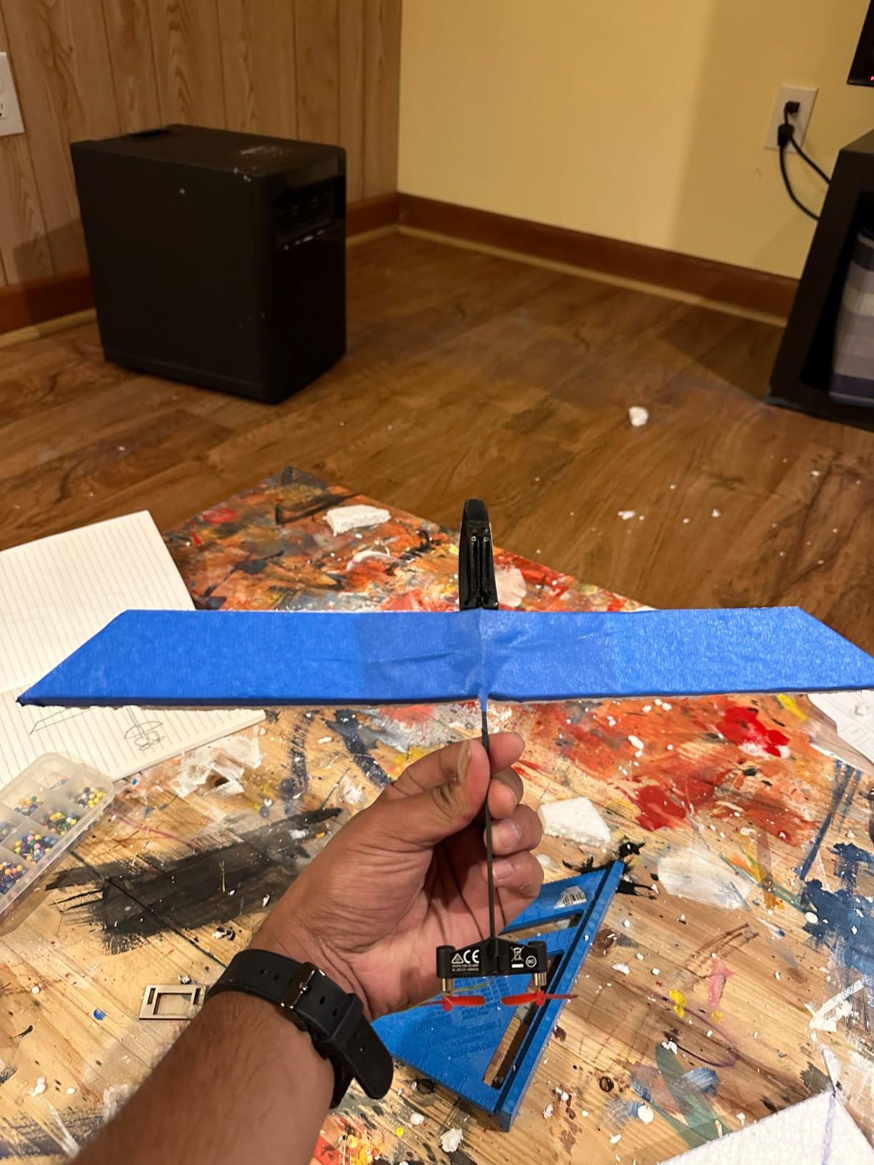 POWERUP 4.0 F-22 Jet Airplane Kit Smartphone App Controlled RC Plane Motor customer photo 2