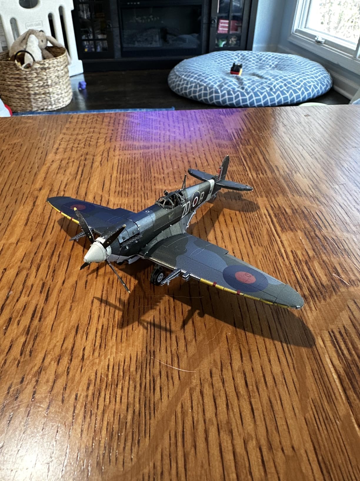 Metal Earth Supermarine Spitfire Color 3D Metal Model Kit Fascinations customer photo 2