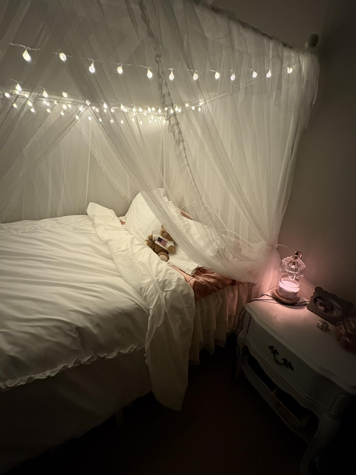 ELNIDO QUEEN Feather Comforter Queen Size, Filled with Feather and Downfiber, All Season White Luxury Hotel Fluffy Bed Comforter, Ultra Soft 100% Cotton Duvet Insert, 90x90 Inch customer photo 2