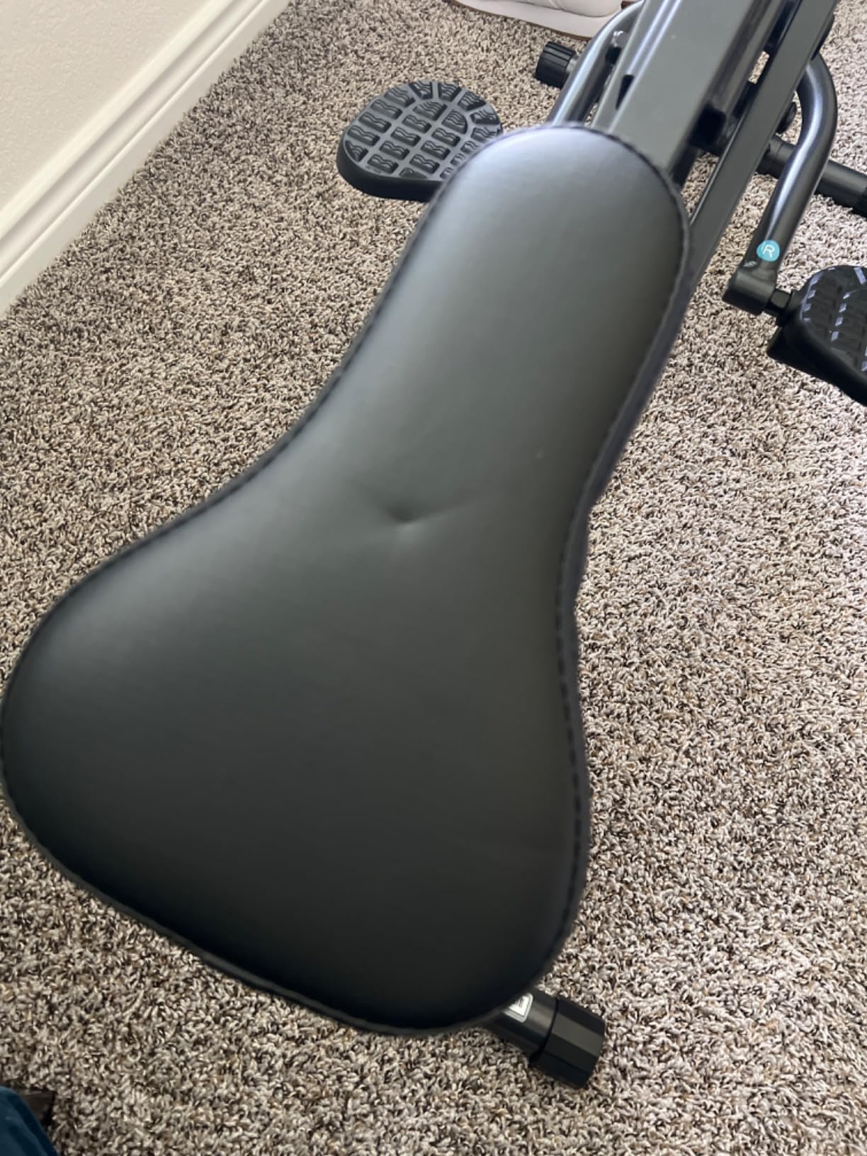 Sunny Health & Fitness Smart Upright Row-N-Ride Trainer w/Adjustable Resistance & 330LB Weight Capacity, Foldable Home Exercise Equipment for Arm, Glute & Leg Training, Free SunnyFit App Connection customer photo 2