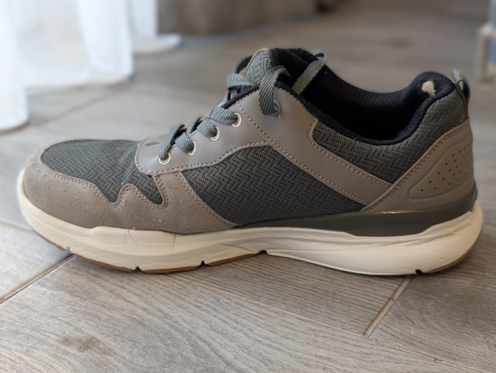 Walking Shoes for Men, Arch Support Mens Sneakers for Plantar Fasciitis customer photo 1