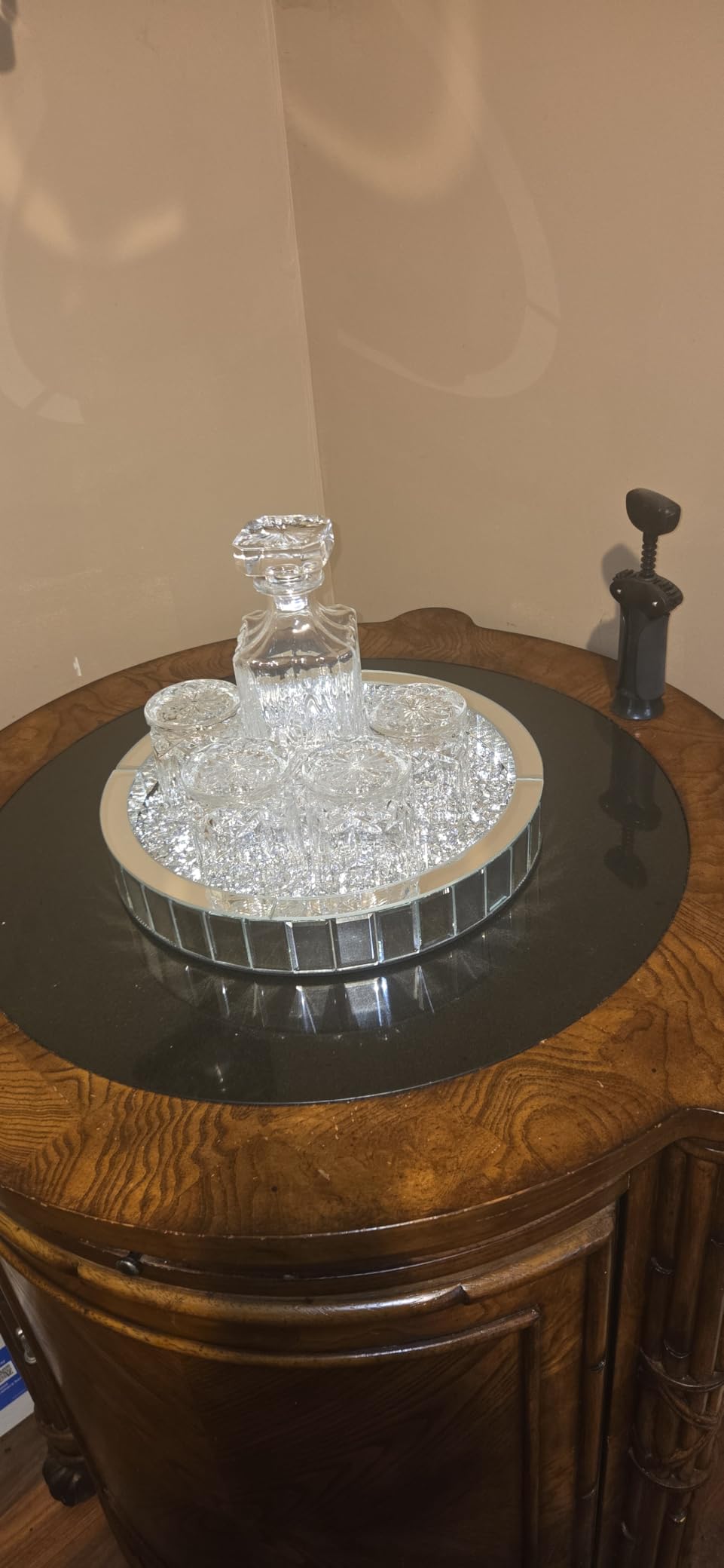 Luxury Gift For Men - Whiskey Decanter Set For Beloved Husband Or Dad Birthday Gift - 4 Whiskey Glasses And Decanter Set Is a Great Gift Idea for Whisky, Bourbon, or Scotch lovers customer photo 1