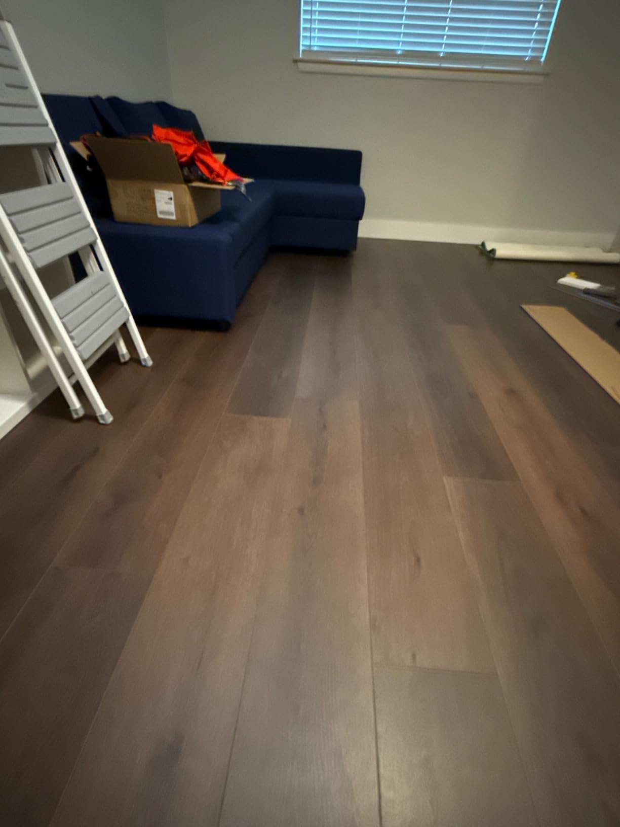 NAACOO Laminate Flooring Tools,4in1 Heavy Floor Install Kit for Vinyl Plank | Heavy Tapping Block-Knock 1-2 Times, 17 Heavy Pull Bar Closing Gaps Near Wall, 40pc Flooring Spacer, Rubber Mallet customer photo 1