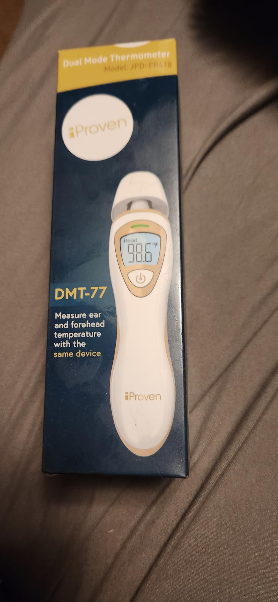 iProven Ear Thermometer with Non-Touch Forehead Function, Superior Accuracy | For Adults, Kids & Babies, Pro Series Premium Digital Thermometer, for Adults and All Ages customer photo 2