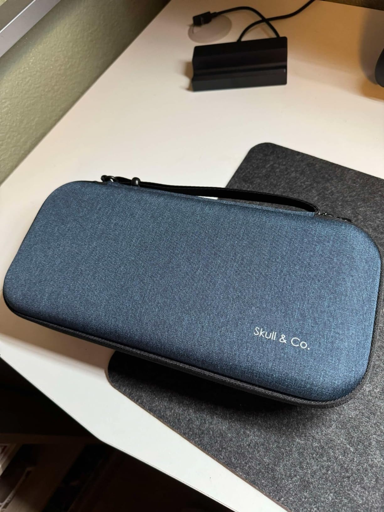 Skull & Co. EDC Case: Slim Carrying Case for Steam Deck - Denim customer photo 1