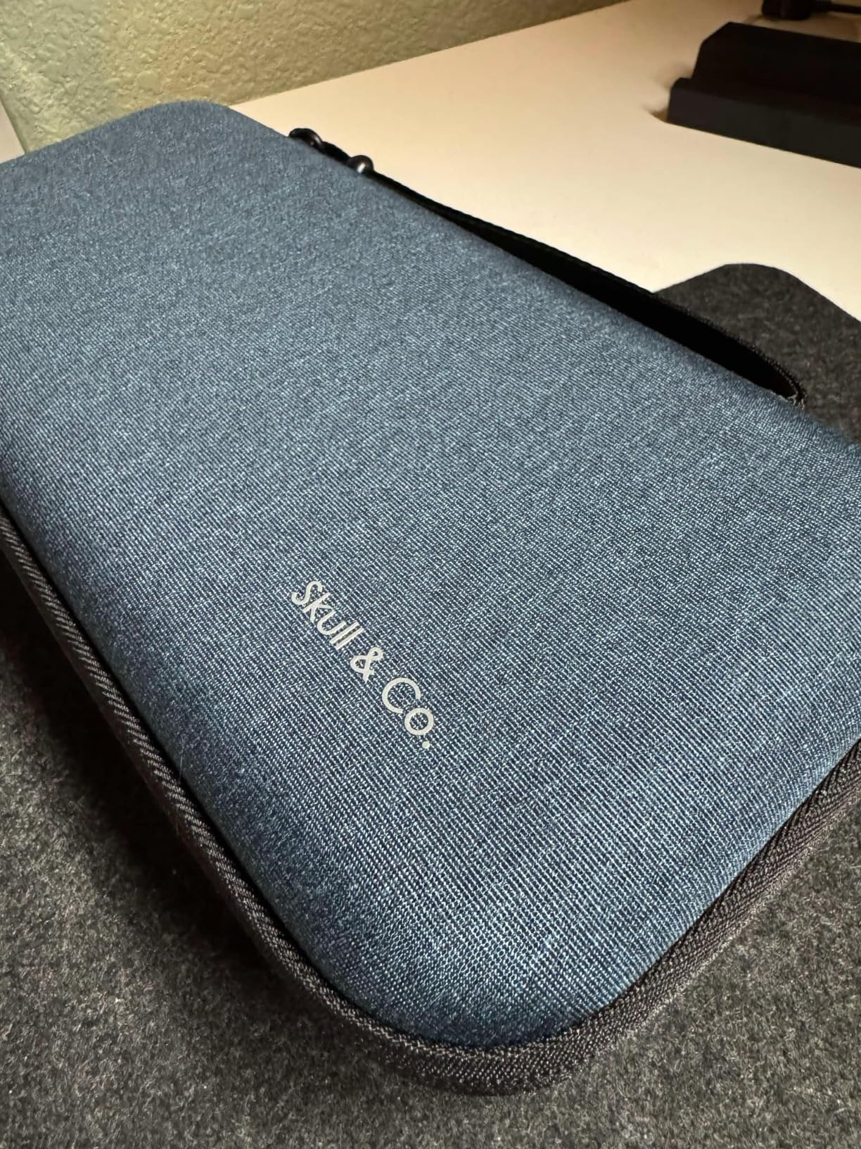 Skull & Co. EDC Case: Slim Carrying Case for Steam Deck - Denim customer photo 2