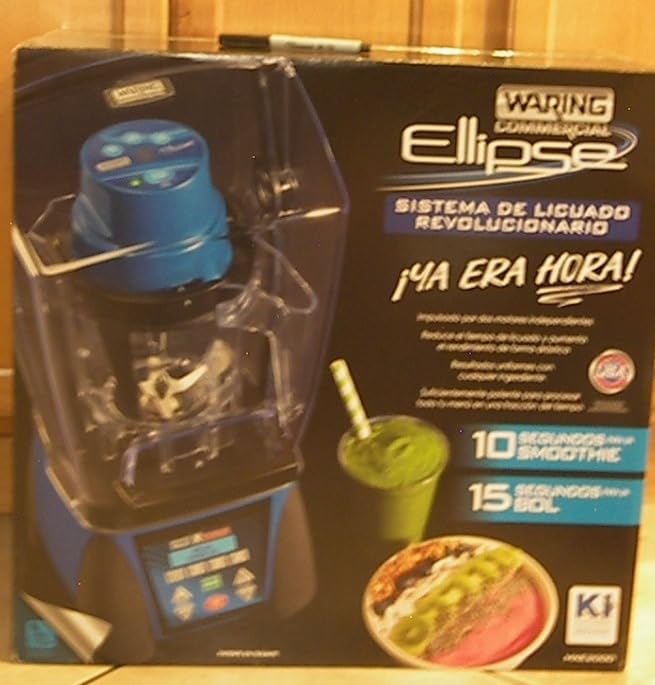 Waring Ellipse Blending System, Dual Motor for Acai & Smoothie Bowls | 3.5 HP Dual-Motor Dasher System, 32oz Copolyester Jar & Sound Enclosure, NSF Certified customer photo 2