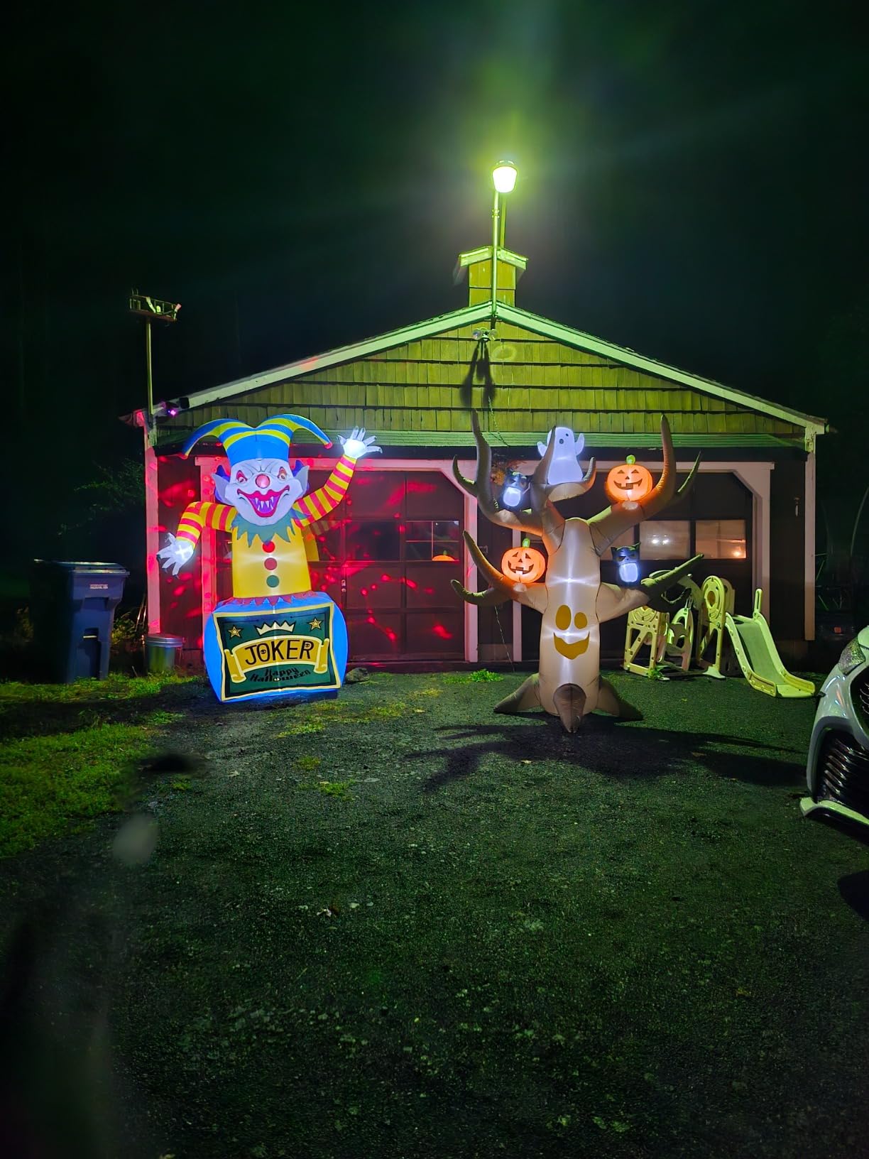 Amazingforless [10FT] Inflatable Halloween Animated Archway Blow-Up Yard Decorations with Bright LED Lights, Weather-Resistant Fabric customer photo 1