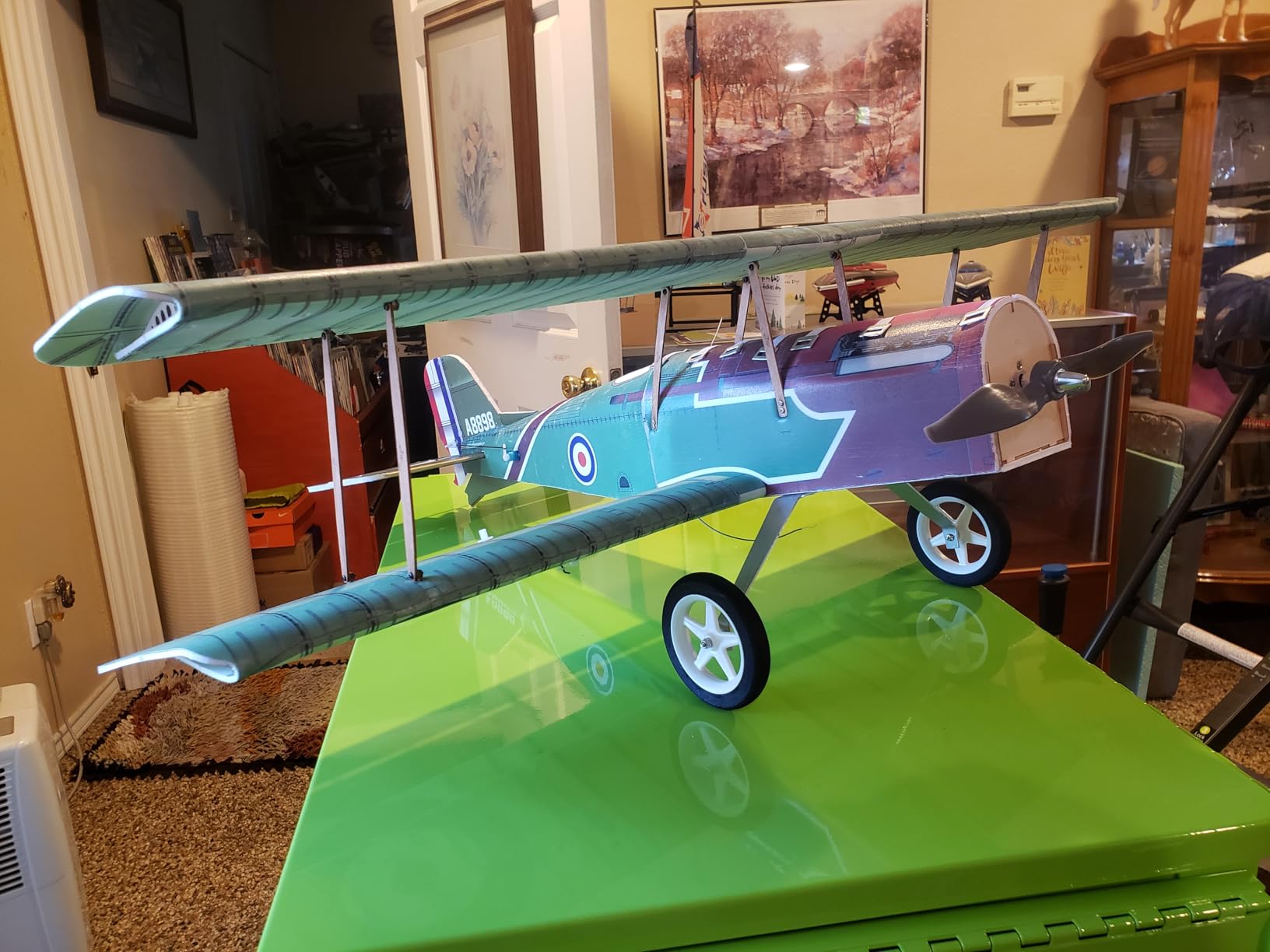 VilogaRC E33 S.E.5A 800mm Wingspan Foam RC Airplane for Adults DIY Fixed Wing Biplane Warbird KIT+Power Combo - (KIT+Motor+ESC+Servos) customer photo 1