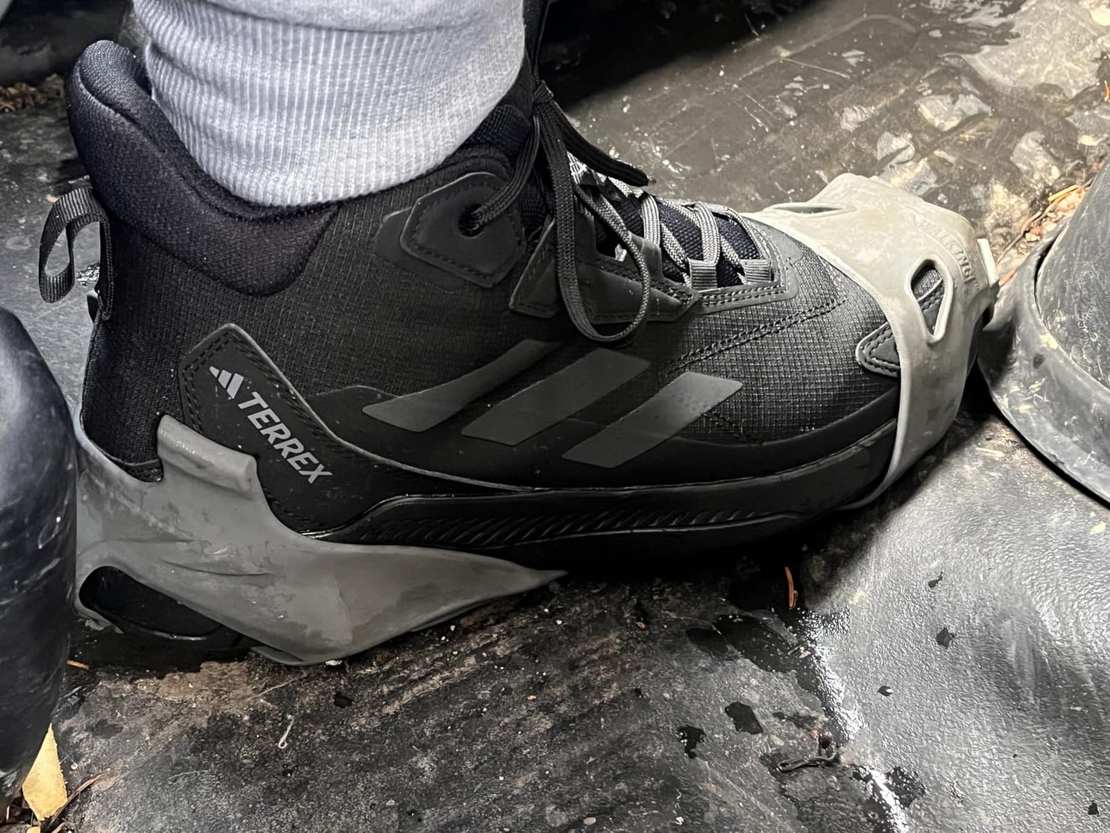 adidas Men's Terrex Anylander Mid Top Rain.Rdy Hiking Shoes customer photo 2