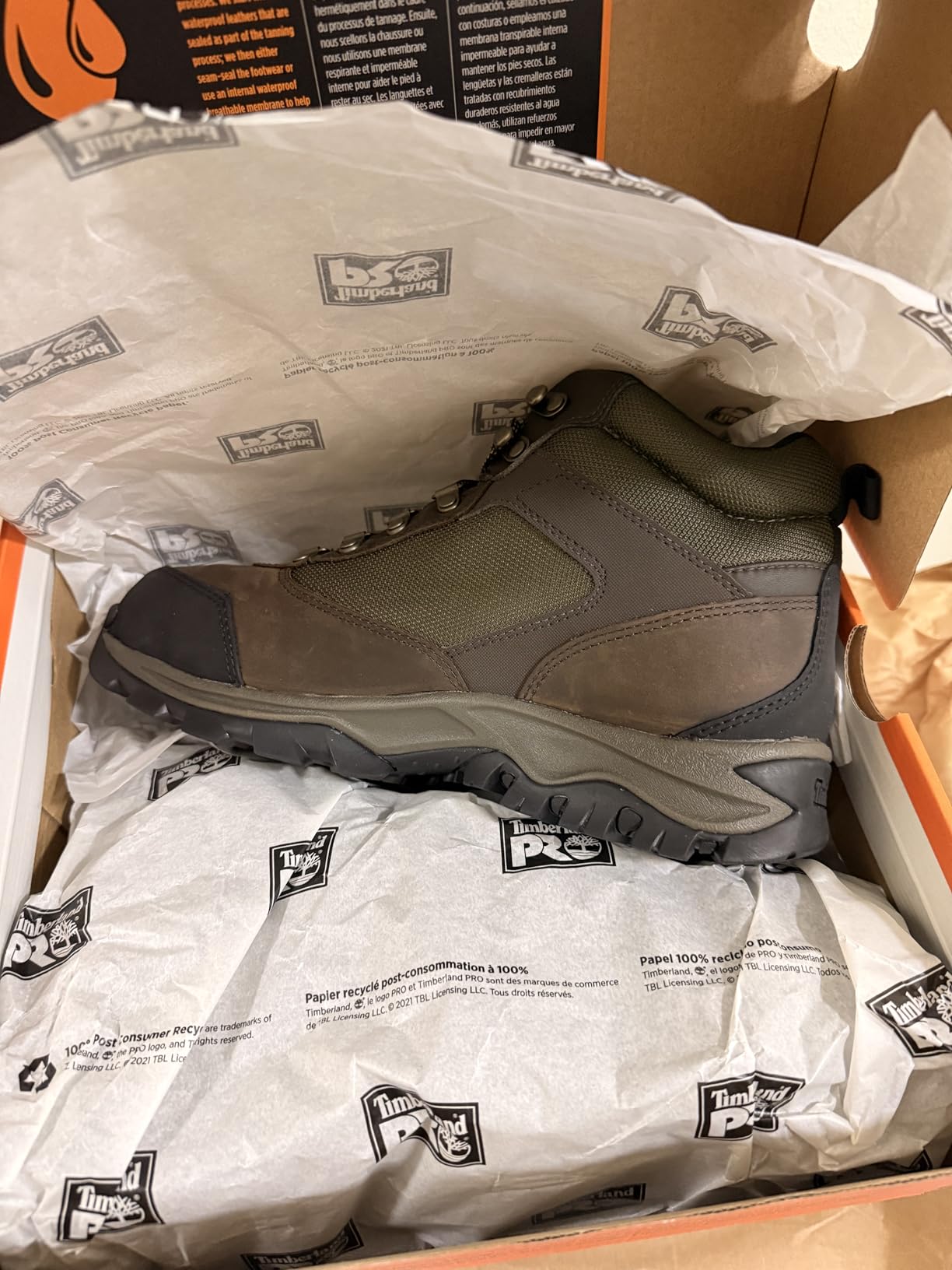 Timberland PRO mens Keele Ridge Steel Safety Toe Waterproof Industrial Hiking customer photo 1