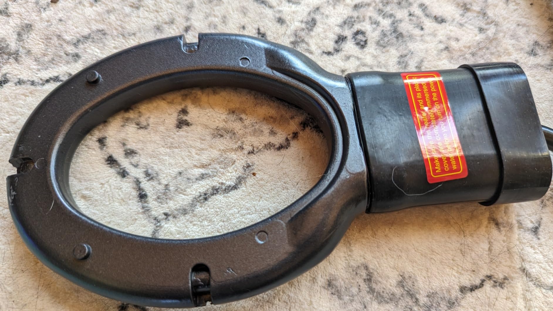 1000W Deicer, Aluminum Casing - Ideal for Livestock, Poultry, Horses, Cows, and Wild Animals, Ensuring Winter Drinking Access Outdoors customer photo 2