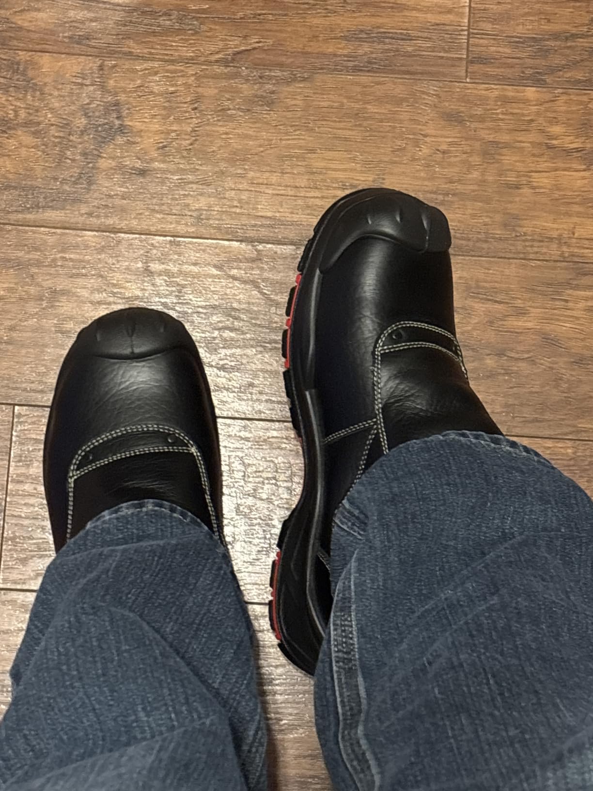 SAFETOE Welding Boots for Men - Composite Toe Safety Boot, Fire and 300 Heat Resistant, Welder Working Footwear customer photo 1
