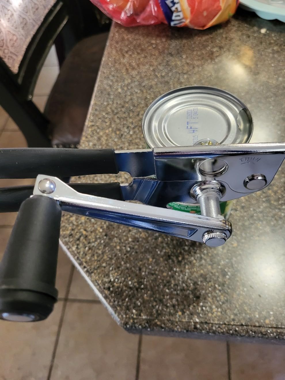Heavy-Duty Commercial Manual Crank Can Openers, Rubber-Coated Long Handles | Ergonomic, Works Great on #10 Cans, for Restaurants, Home Kitchens, Seniors & Arthritis customer photo 2