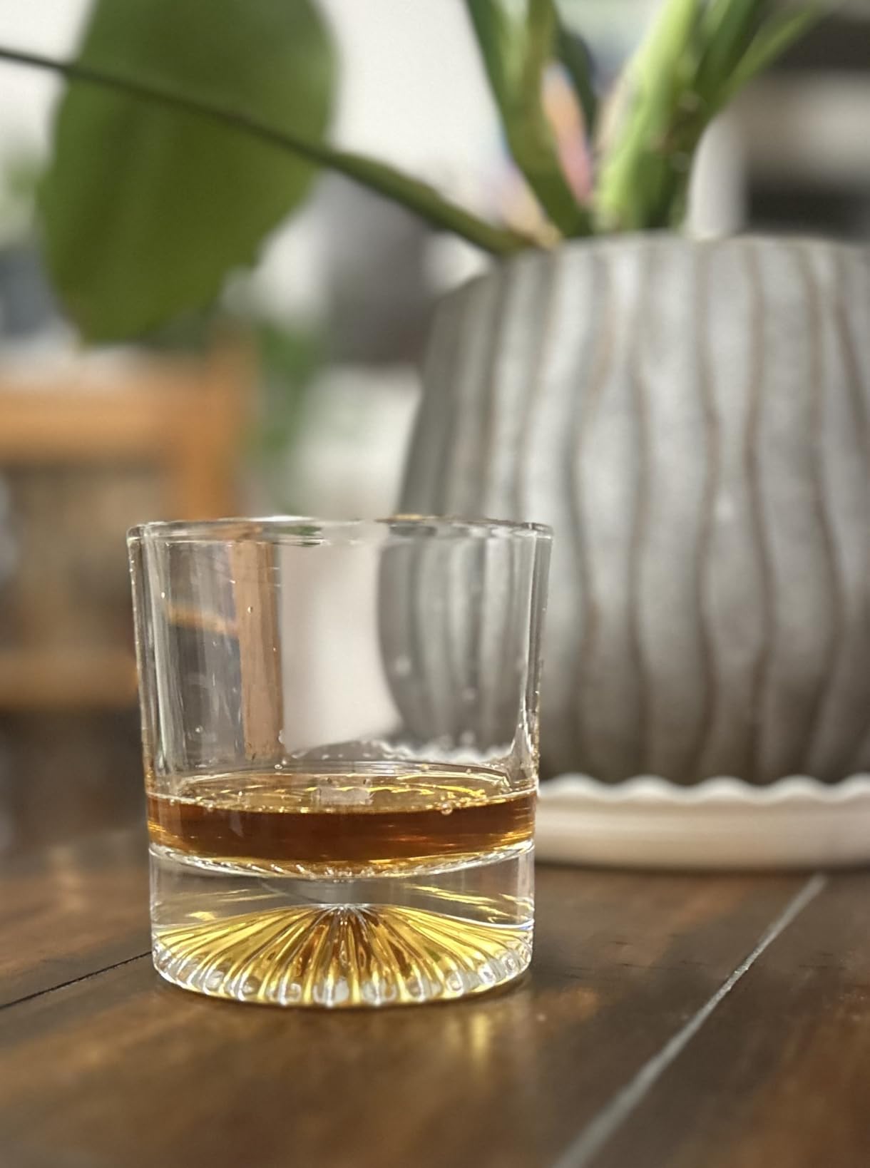 GLORAMA Premium Old Fashioned Whiskey Glasses with Heavy Bottom - Vintage Bar Drinkware customer photo 2