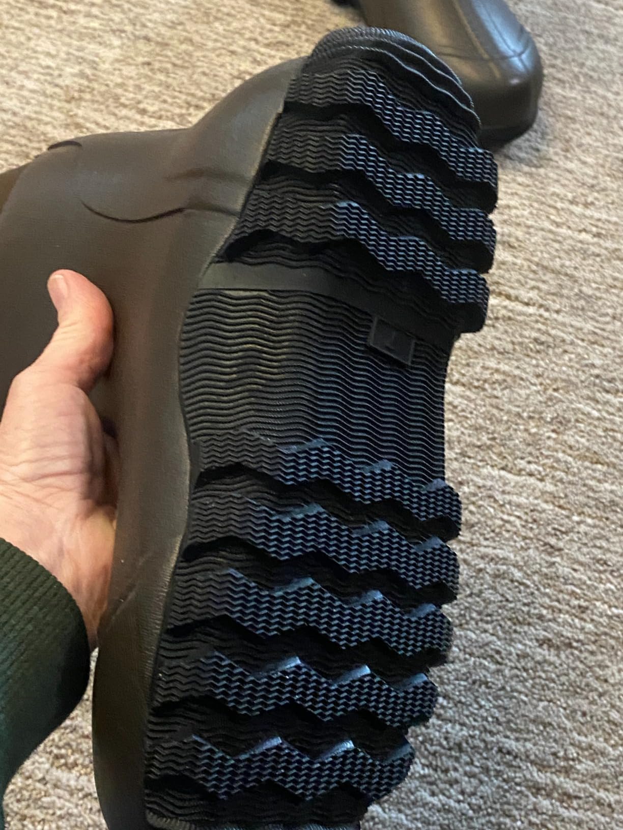 Men's Waterproof Rubber Muck Boots - Insulated Mid-Calf Rain & Mud Boots, Anti-Slip Neoprene Work Footwear for Farming & Yard Chores customer photo 1