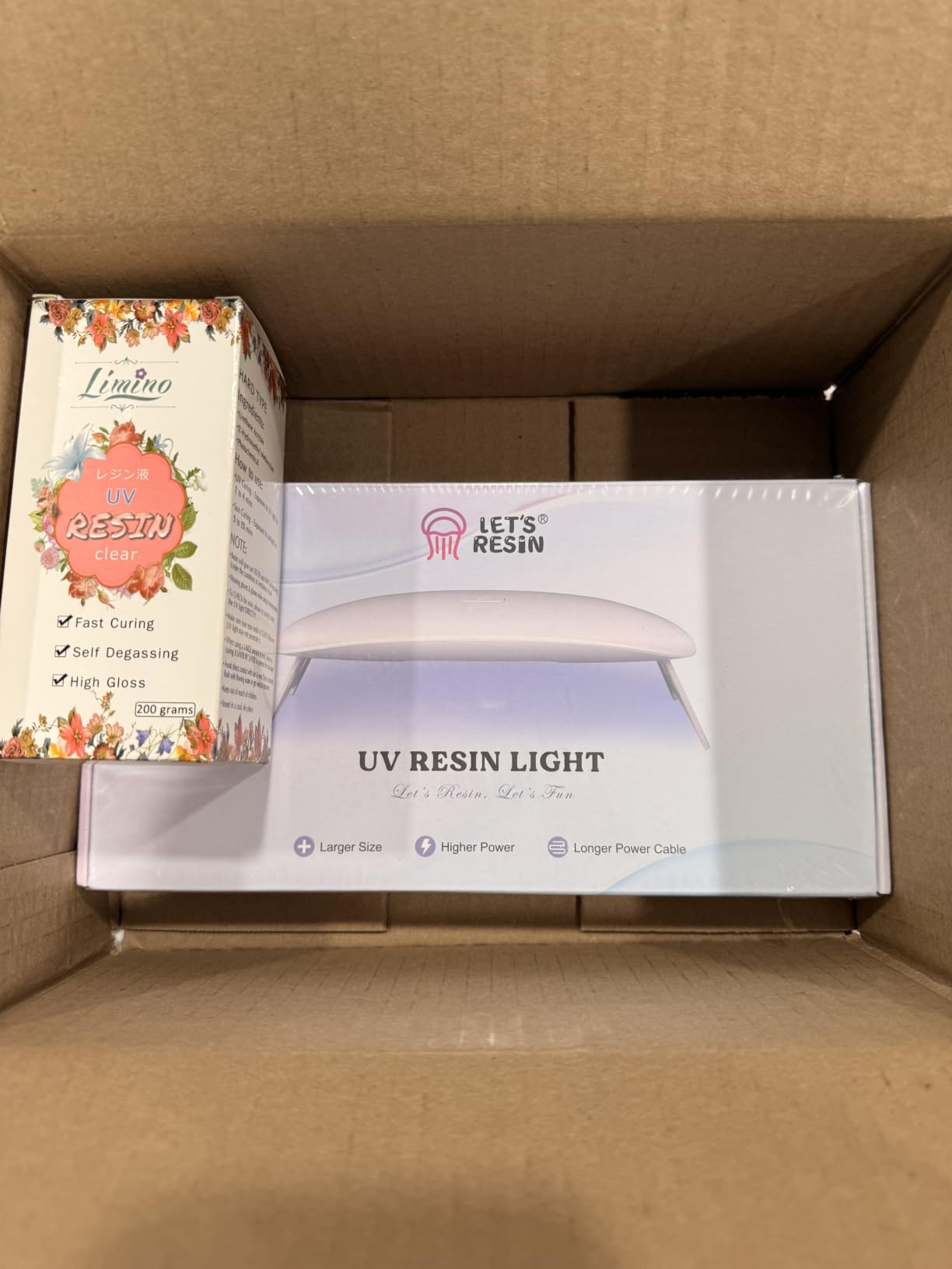 LET'S RESIN UV Resin Light, Portable Curing Lamp | Portable UV resin lamp provides a practical curing area for jewelry making, resin molds and DIY craft projects customer photo 1