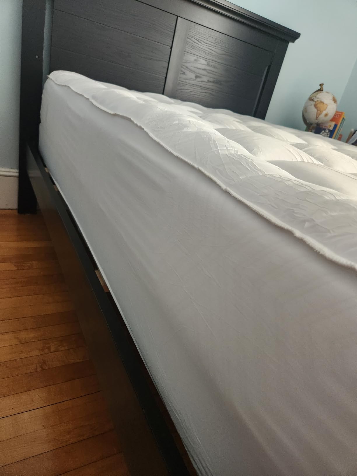 Niagara Sleep Solution 100% Cotton Top Cooling Mattress Topper - Queen Size | Cloud-Like Mattress Pad, Breathable, 20