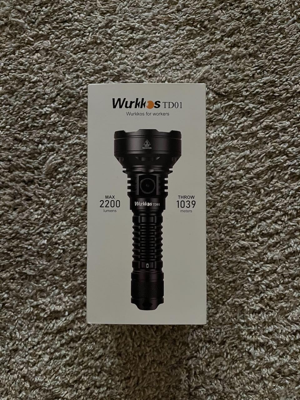 Wurkkos TD01C Tactical Flashlight, 1800lm, 1000M Range, IPX8 Waterproof | SFT40 LED, buck driver, aerospace aluminum body, USB-C rechargeable, dual mode interface, for search and outdoor exploration customer photo 2
