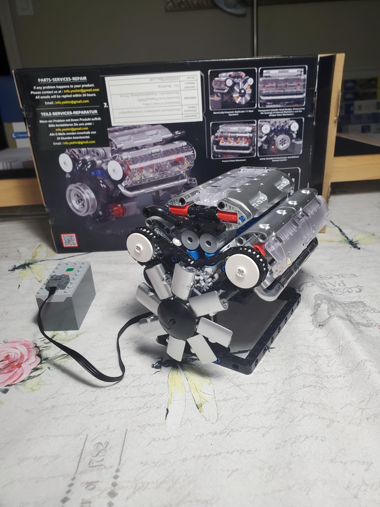 10088 V8 Engine Model Kit - 535 Pcs to Build Your Own Mini Engine that Works, DIY STEM Mechanic Engineering Construction Set, Hobby Building Blocks Kit for Adults customer photo 1