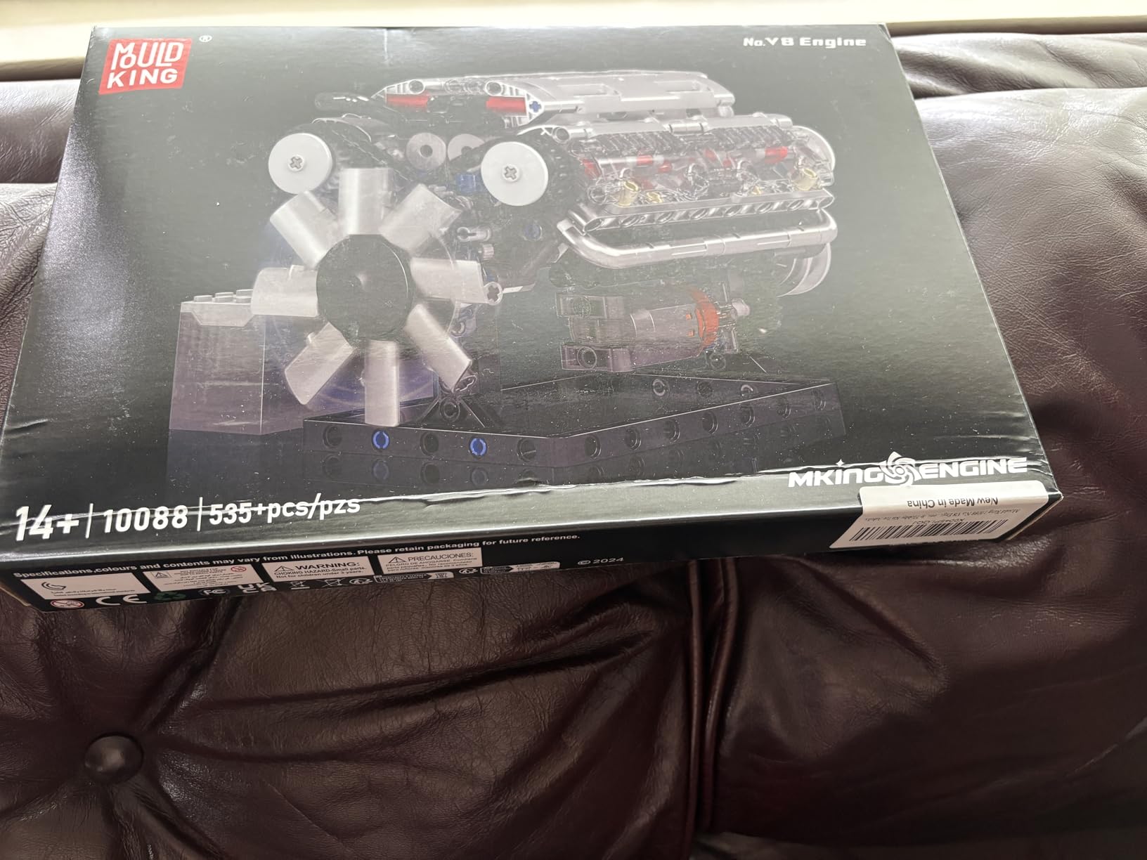 10088 V8 Engine Model Kit - 535 Pcs to Build Your Own Mini Engine that Works, DIY STEM Mechanic Engineering Construction Set, Hobby Building Blocks Kit for Adults customer photo 2