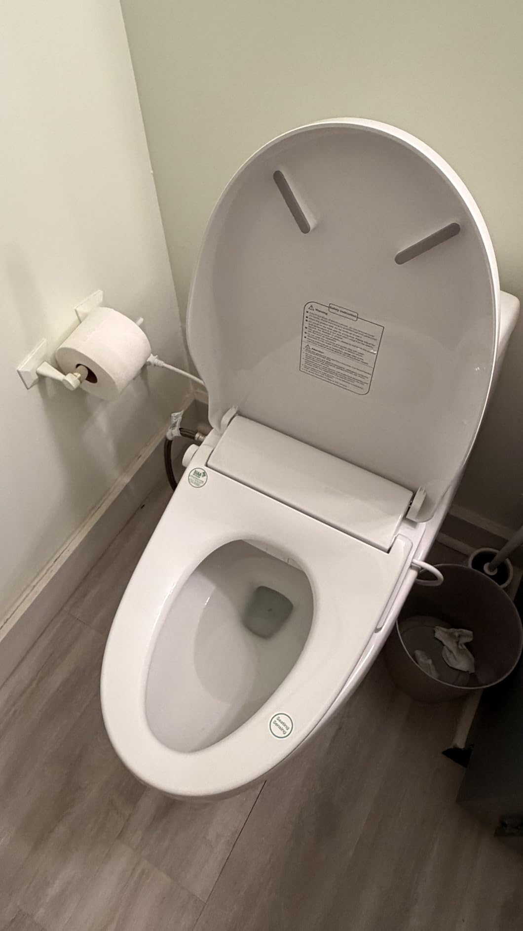 iliD Heated Bidet Toilet Seat with Remote, Electric, Warm Water, Elongated | Dryer, Four Cleaning Modes, Self-Cleaning Nozzle, Adjustable Angle & Pressure, Eco, Night Light, Slow Close, Silent Mode customer photo 2