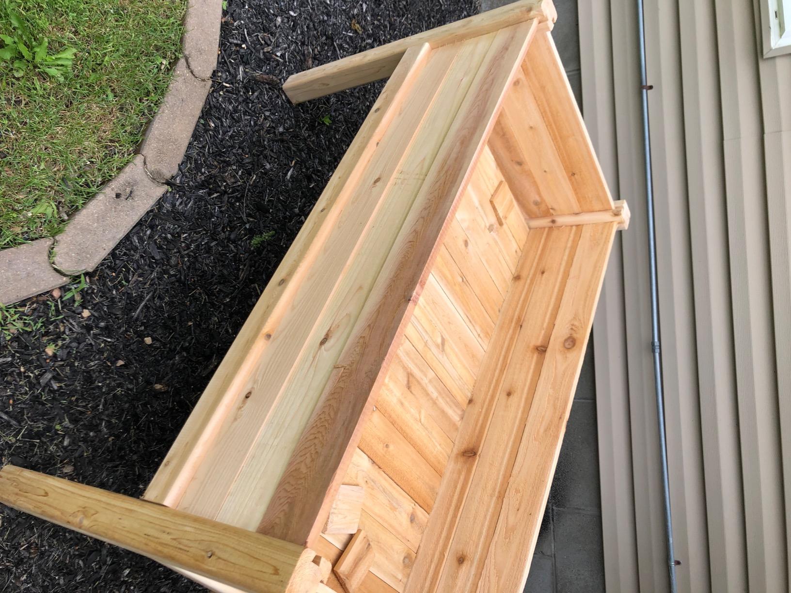 Greenes Fence Original Cedar Elevated Garden Bed, 24