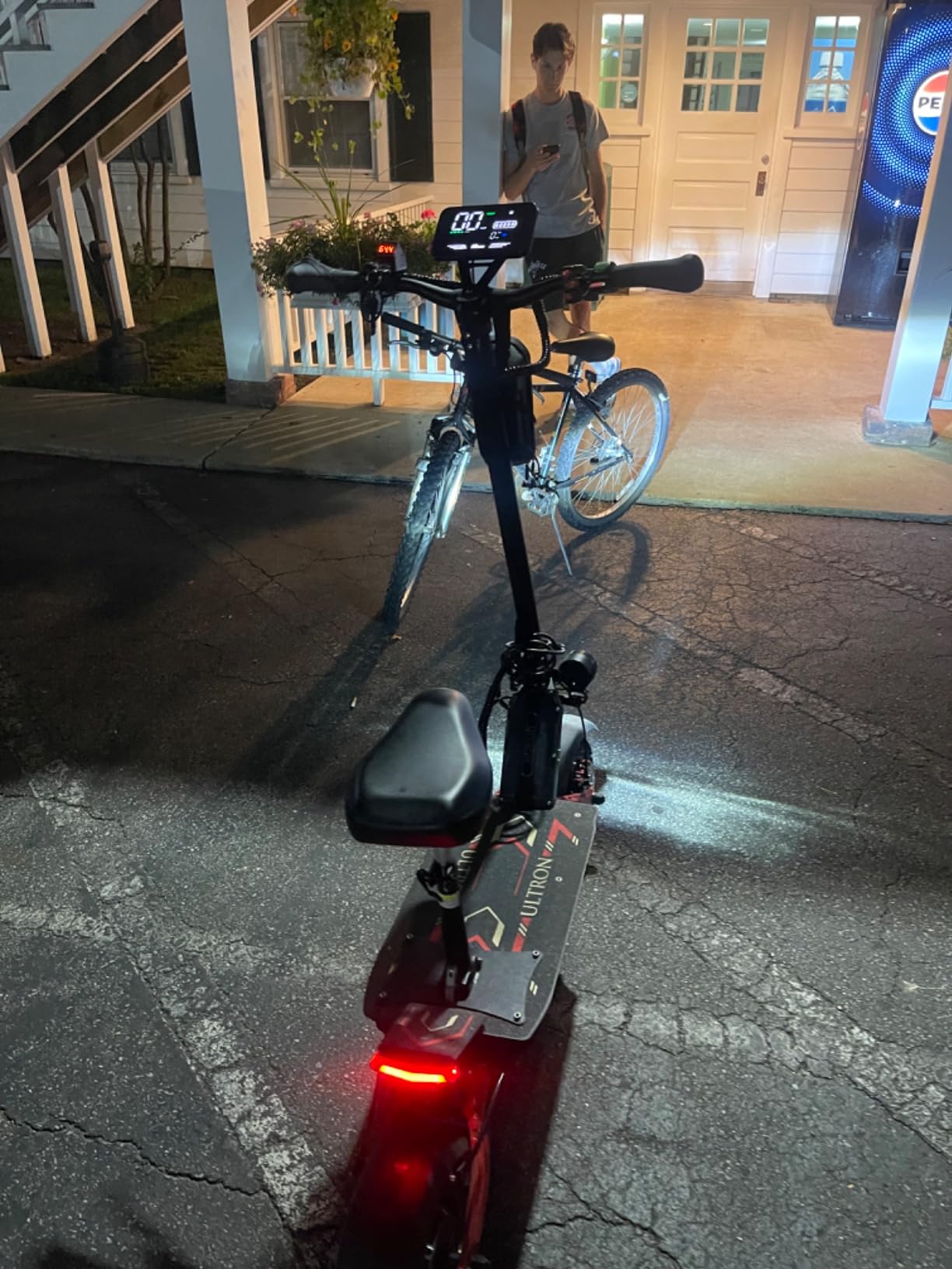 Electric Scooter Fast with Seat for Adults, 52 mph and 50 Miles Range | Dual Motor, 60V 6000W & 1440 WH Battery, 11