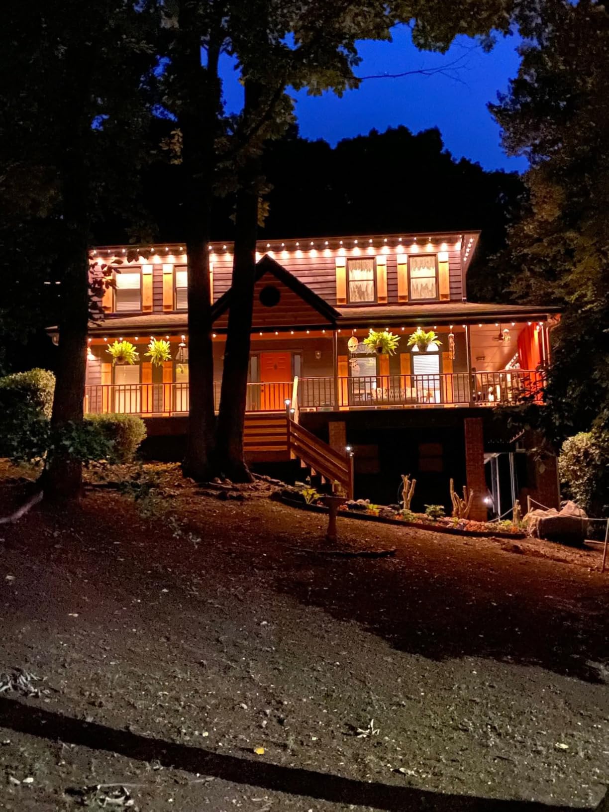 Enbrighten Eternity Permanent Outdoor Lights, 100ft, 72 Lights, Smart | Black Cord, RGBWIC LEDs, Weatherproof, Cuttable, Link to 200ft, Christmas, App Control, Works with Alexa & Google Home customer photo 1