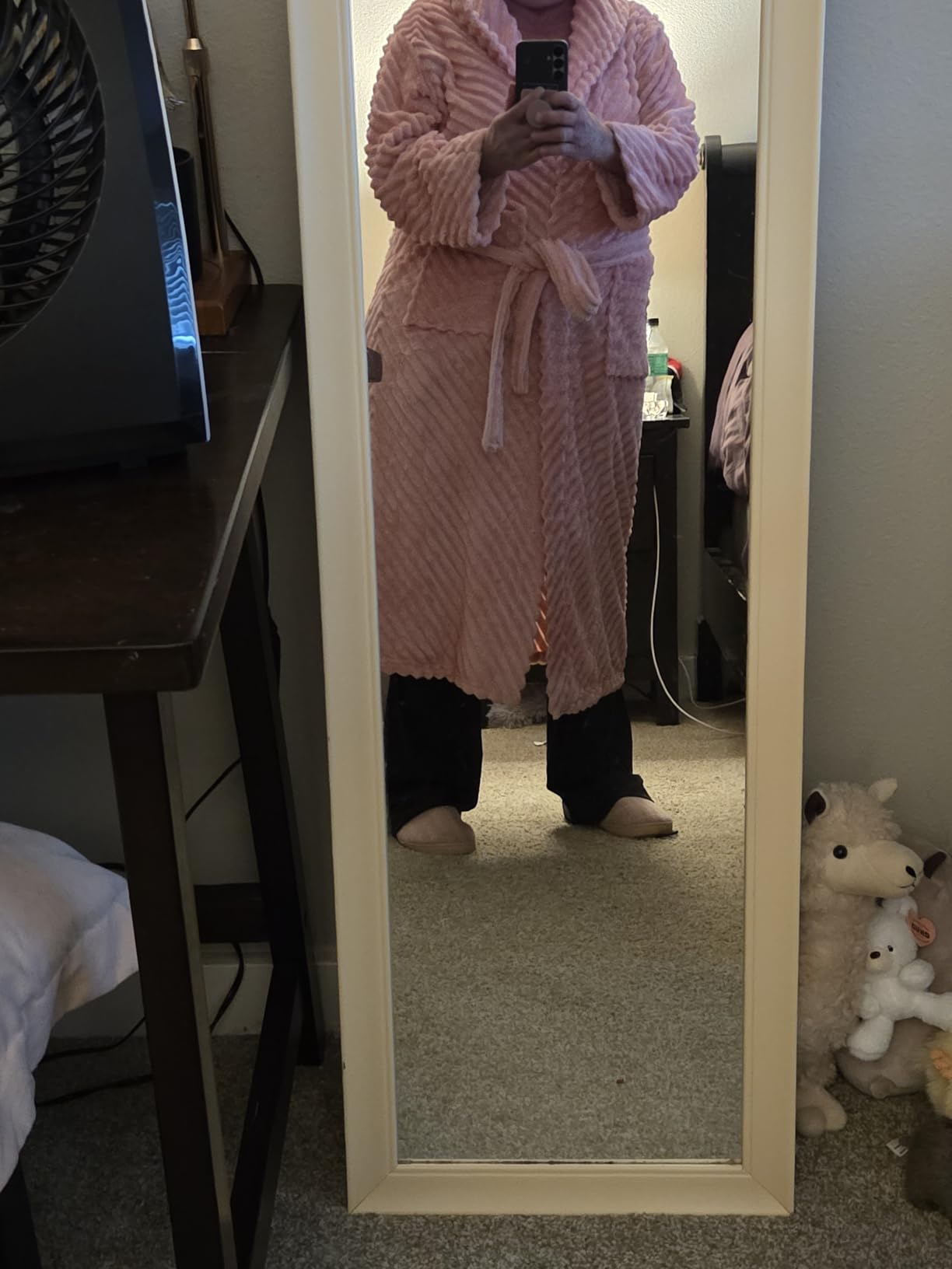 Yurhap Premium Robes for Women - Super Soft Cozy Fleece Womens Robe Plush Long Bathrobe customer photo 1