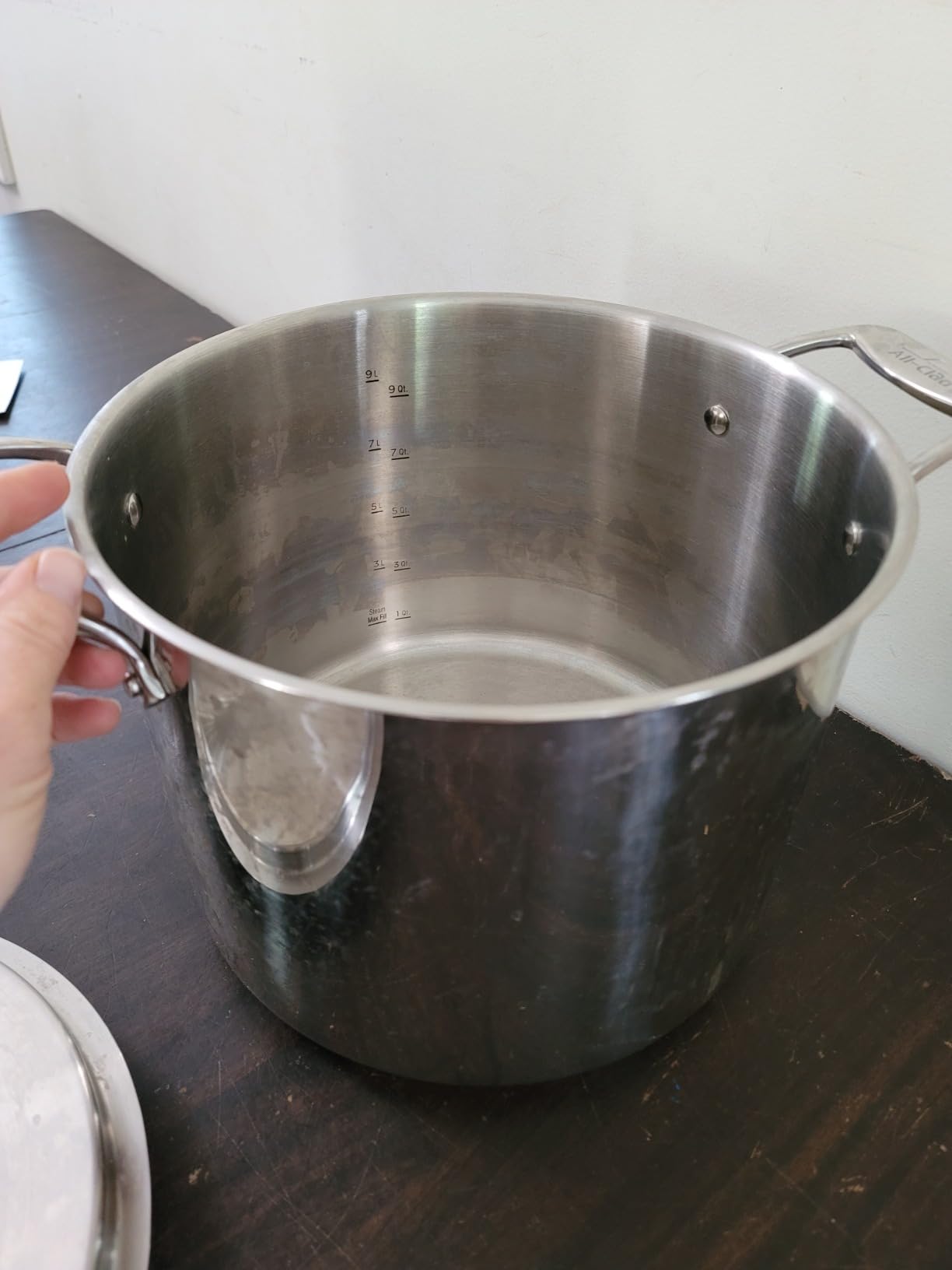 All-Clad Simply Strain Stainless Steel 16 Qt Stock Pot with Strainer Insert | Large Multipot with deep straining insert, wide handles, Boiling & Steaming, Dishwasher Safe, Oven Safe up to 600F customer photo 2