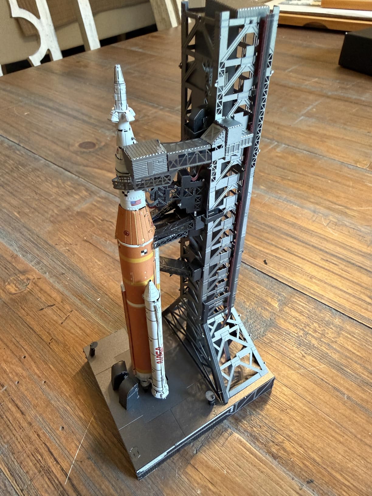 Metal Earth Premium Series Artemis Moon Rocket 3D Metal Model Kit Fascinations customer photo 2