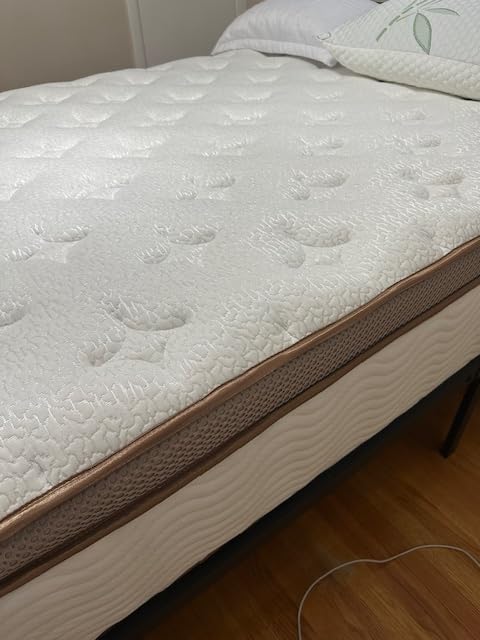 BedStory Queen Mattress 14 Inch - Firm Hybrid Mattress with Orthopedic Spinal Support for Back Pain - 2.0mm Advanced Pocket Spring and Motion Isolation Technology, CertiPUR-US Certified customer photo 1