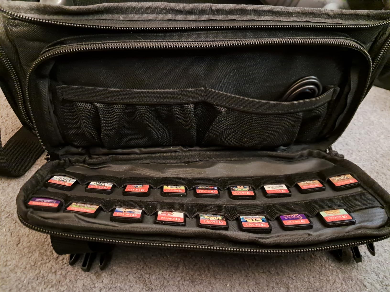PGmoon Travel Bag Compatible with Steam Deck (OLED)/ Legion Go / Go S / Switch 2 | Tactical Shoulder Storage Carrying Case with Pockets for Dock, AC Adapter, Controllers customer photo 1