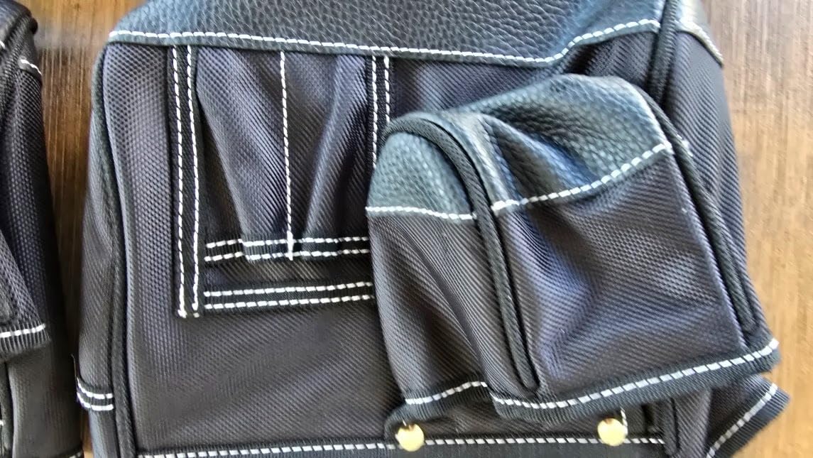 7-Piece Professional Tool Belt Rig with Comfort Suspenders | The go-to rig for pro framers & electricians. Built with 1680D fabric and 32 pockets to organize your workflow customer photo 1